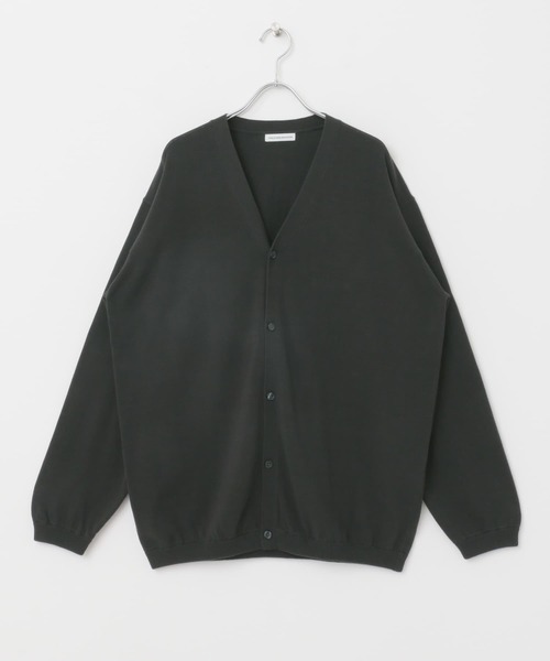 URBAN RESEARCH DOORS（アーバンリサーチドアーズ）の「強撚Vネックカーディガン（カーディガン/ボレロ・メンズ・イエロー/ブルー/チャコールグレー/ライトグレー・MEDIUM/LARGE）」の2枚目の写真