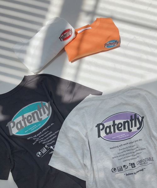 AS KNOW AS plus（アズノゥアズプラス）の「○楕円ロゴ刺繍 バックプリントビッグＴシャツ（Tシャツ/カットソー・レディース・オフホワイト/ライトブルー/オートミール/スミクロ/アイボリー系2/オレンジ/ホワイト系2/ブラック系2/ホワイト系3/アイボリー系3/ブラック系3/ブルー系3/ブラック系4/イエロー系4/アイボリー系4/ホワイト系4/ブルー系5/ブラック系5/アイボリー系5/ホワイト系5・FREE）」の12枚目の写真