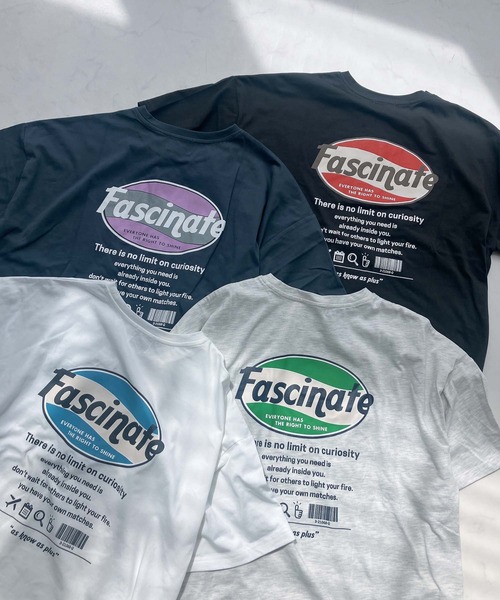 AS KNOW AS plus（アズノゥアズプラス）の「○楕円ロゴ刺繍 バックプリントビッグＴシャツ（Tシャツ/カットソー・レディース・オフホワイト/ライトブルー/オートミール/スミクロ/アイボリー系2/オレンジ/ホワイト系2/ブラック系2/ホワイト系3/アイボリー系3/ブラック系3/ブルー系3/ブラック系4/イエロー系4/アイボリー系4/ホワイト系4/ブルー系5/ブラック系5/アイボリー系5/ホワイト系5・FREE）」の22枚目の写真