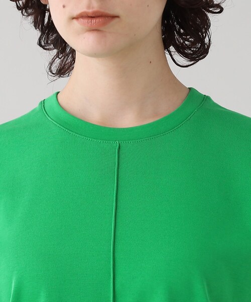 GALLEST(ギャレスト)の「フレンチクルートップス【ウォッシャブル】(Tシャツ/カットソー・レディース・グリーン/ホワイト系/ブラック・38/05)」の8枚目の写真