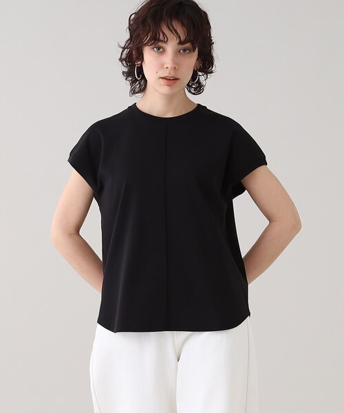 GALLEST(ギャレスト)の「フレンチクルートップス【ウォッシャブル】(Tシャツ/カットソー・レディース・グリーン/ホワイト系/ブラック・38/05)」の17枚目の写真