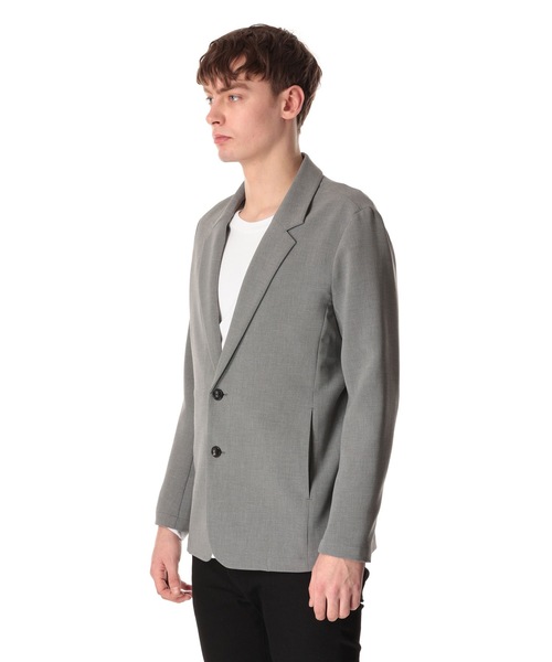 ATTACHMENT(アタッチメント)の「ストレッチ ダブルクロス 2Bジャケット / PE STRETCH DOUBLE CLOTH 2B JACKET(テーラードジャケット・メンズ・ブラック/グレー/ダークネイビー・2/3/1/4)」の5枚目の写真
