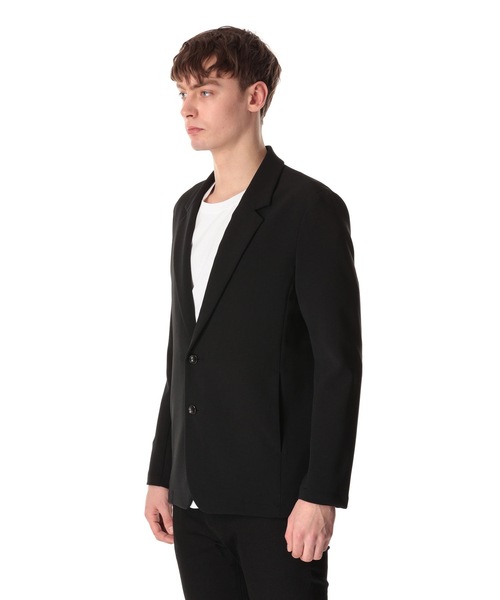 ATTACHMENT(アタッチメント)の「ストレッチ ダブルクロス 2Bジャケット / PE STRETCH DOUBLE CLOTH 2B JACKET(テーラードジャケット・メンズ・ブラック/グレー/ダークネイビー・2/3/1/4)」の4枚目の写真