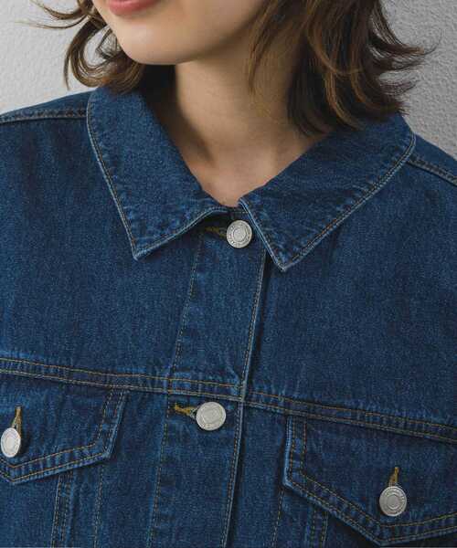 RETRO GIRL（レトロガール）の「ショートデニムジャケット（デニムジャケット・レディース・ブラック/ブルー・FREE）」の17枚目の写真