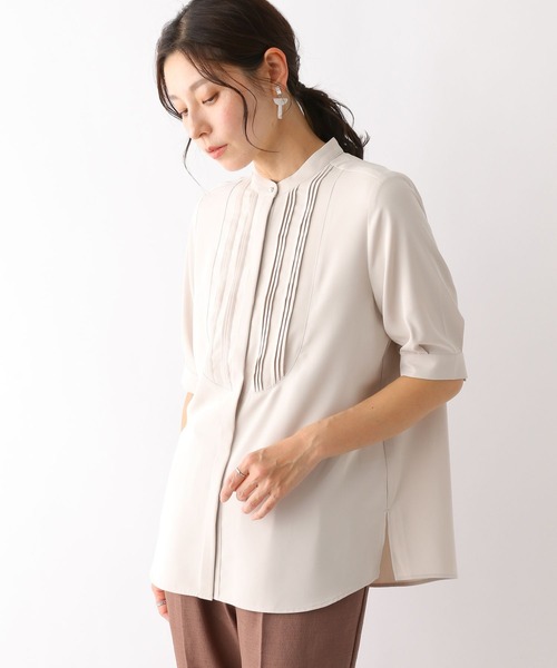 LEPSIM（レプシィム）の「ピンタックブラウスSS 178761（シャツ