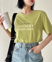 etade（エタード）の「ポップコーンロゴTシャツ etdw23s003（Tシャツ/カットソー）」