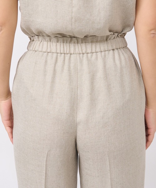 RIVE DROITE（リヴドロワ）の「手洗い可能/リネンライクセミワイドパンツ（その他パンツ・レディース・ブラック/ベージュ・36/38）」の8枚目の写真
