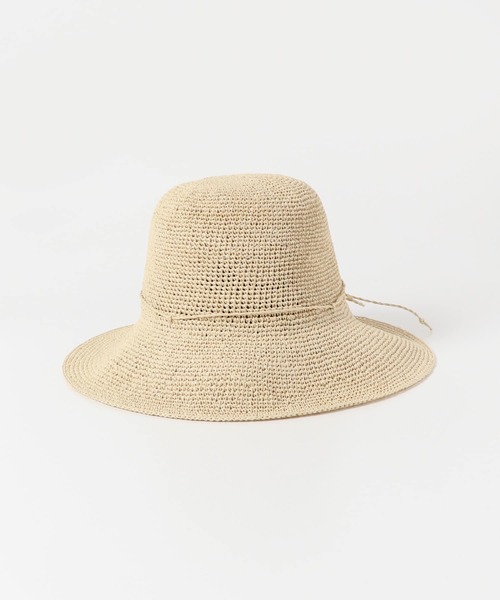 URBAN RESEARCH DOORS(アーバンリサーチドアーズ)の「細編みペーパーハット(ハット・レディース・ベージュ/ナチュラル・-)」の11枚目の写真
