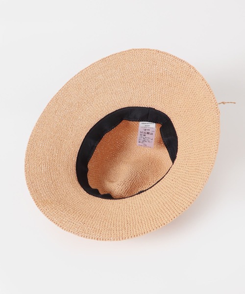 URBAN RESEARCH DOORS(アーバンリサーチドアーズ)の「細編みペーパーハット(ハット・レディース・ベージュ/ナチュラル・-)」の8枚目の写真