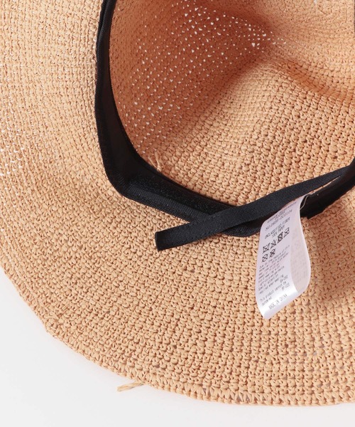 URBAN RESEARCH DOORS(アーバンリサーチドアーズ)の「細編みペーパーハット(ハット・レディース・ベージュ/ナチュラル・-)」の10枚目の写真