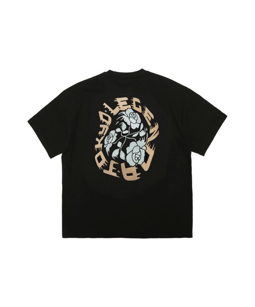LEGENDA（レジェンダ）の「レジェンダ Arch Rose 2023 エンブロイダリー Tシャツ / LEGENDA Arch Rose 2023 Embroidery T-Shirt（Tシャツ/カットソー・メンズ・ホワイト×グリーン/ホワイト系その他/ブラック系その他/ホワイト×パープル/ブラック×パープル/ブラック×グリーン・FREE）」の6枚目の写真