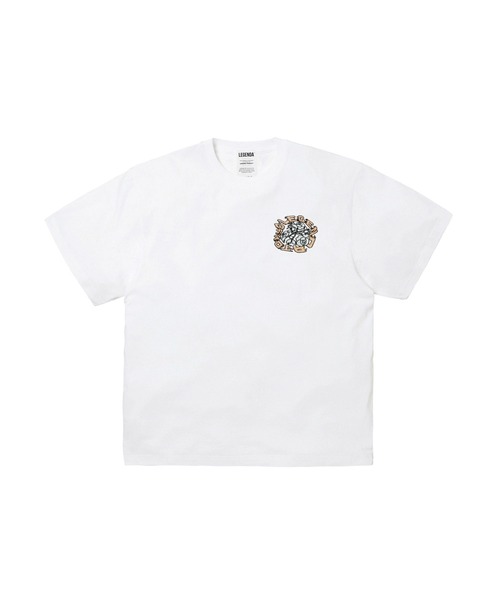 LEGENDA（レジェンダ）の「レジェンダ Arch Rose 2023 エンブロイダリー Tシャツ / LEGENDA Arch Rose 2023 Embroidery T-Shirt（Tシャツ/カットソー・メンズ・ホワイト×グリーン/ホワイト系その他/ブラック系その他/ホワイト×パープル/ブラック×パープル/ブラック×グリーン・FREE）」の7枚目の写真