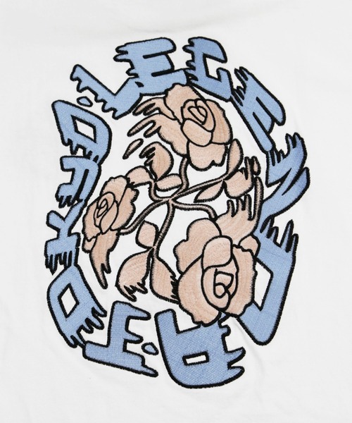 LEGENDA（レジェンダ）の「レジェンダ Arch Rose 2023 エンブロイダリー Tシャツ / LEGENDA Arch Rose 2023 Embroidery T-Shirt（Tシャツ/カットソー・メンズ・ホワイト×グリーン/ホワイト系その他/ブラック系その他/ホワイト×パープル/ブラック×パープル/ブラック×グリーン・FREE）」の12枚目の写真