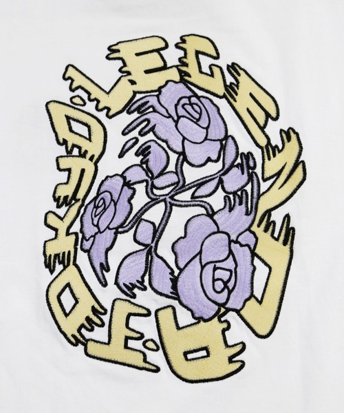 LEGENDA（レジェンダ）の「レジェンダ Arch Rose 2023 エンブロイダリー Tシャツ / LEGENDA Arch Rose 2023 Embroidery T-Shirt（Tシャツ/カットソー・メンズ・ホワイト×グリーン/ホワイト系その他/ブラック系その他/ホワイト×パープル/ブラック×パープル/ブラック×グリーン・FREE）」の19枚目の写真