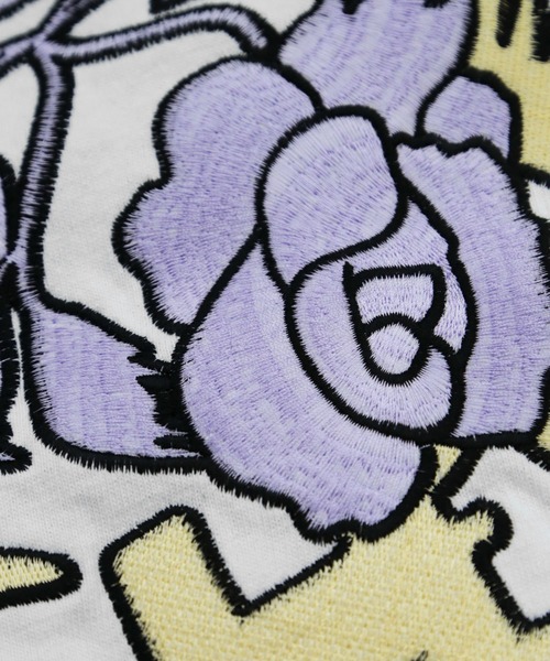 LEGENDA（レジェンダ）の「レジェンダ Arch Rose 2023 エンブロイダリー Tシャツ / LEGENDA Arch Rose 2023 Embroidery T-Shirt（Tシャツ/カットソー・メンズ・ホワイト×グリーン/ホワイト系その他/ブラック系その他/ホワイト×パープル/ブラック×パープル/ブラック×グリーン・FREE）」の8枚目の写真