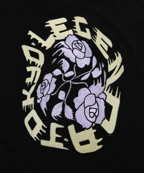 LEGENDA（レジェンダ）の「レジェンダ Arch Rose 2023 エンブロイダリー Tシャツ / LEGENDA Arch Rose 2023 Embroidery T-Shirt（Tシャツ/カットソー・メンズ・ホワイト×グリーン/ホワイト系その他/ブラック系その他/ホワイト×パープル/ブラック×パープル/ブラック×グリーン・FREE）」の11枚目の写真