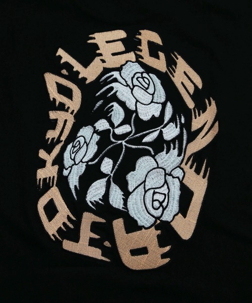 LEGENDA（レジェンダ）の「レジェンダ Arch Rose 2023 エンブロイダリー Tシャツ / LEGENDA Arch Rose 2023 Embroidery T-Shirt（Tシャツ/カットソー・メンズ・ホワイト×グリーン/ホワイト系その他/ブラック系その他/ホワイト×パープル/ブラック×パープル/ブラック×グリーン・FREE）」の9枚目の写真