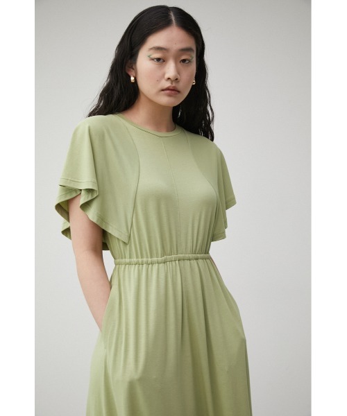 AZUL by moussy（アズールバイマウジー）の「【トライファンクション】 ICE CLEAN FLARE SLEEVE OP/アイスクリーンフレアスリーブワンピース（ワンピース・レディース・ブラック/ライトグリーン/ライトグレー・SMALL/MEDIUM）」の22枚目の写真