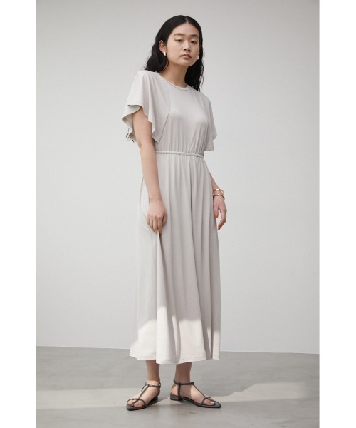 AZUL by moussy（アズールバイマウジー）の「【トライファンクション】 ICE CLEAN FLARE SLEEVE OP/アイスクリーンフレアスリーブワンピース（ワンピース・レディース・ブラック/ライトグリーン/ライトグレー・SMALL/MEDIUM）」の13枚目の写真