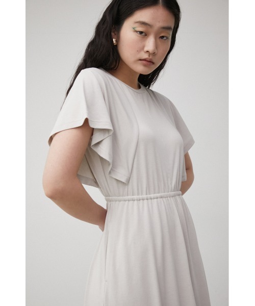 AZUL by moussy（アズールバイマウジー）の「【トライファンクション】 ICE CLEAN FLARE SLEEVE OP/アイスクリーンフレアスリーブワンピース（ワンピース・レディース・ブラック/ライトグリーン/ライトグレー・SMALL/MEDIUM）」の14枚目の写真