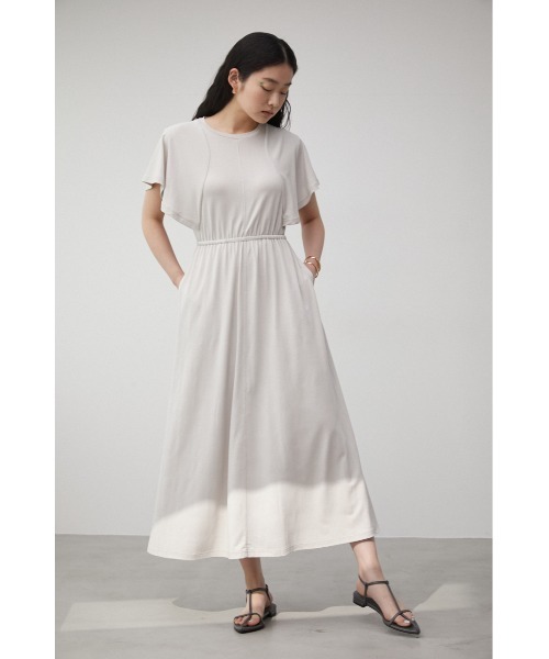 AZUL by moussy（アズールバイマウジー）の「【トライファンクション】 ICE CLEAN FLARE SLEEVE OP/アイスクリーンフレアスリーブワンピース（ワンピース・レディース・ブラック/ライトグリーン/ライトグレー・SMALL/MEDIUM）」の15枚目の写真