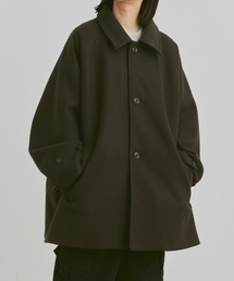 flaner | Loose soutien collar middle coat / ルーズステンカラーミドルコート(ステンカラーコート)