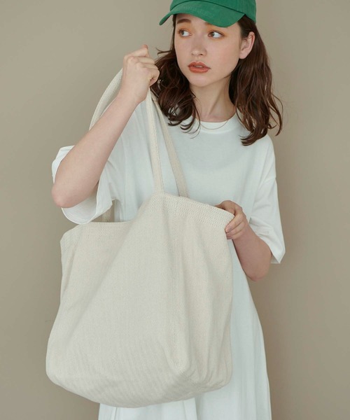 fifth（フィフス）の「キャンバスBIGトートバッグ（トートバッグ・レディース・ブラック/ナチュラル/ブルー・FREE）」の12枚目の写真