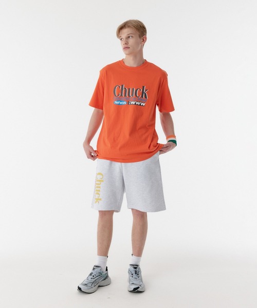 CHUCK(チャック)の「【UNISEX】CHUCK/クラックネットワークT 2908182(Tシャツ/カットソー・レディース・オレンジ/チャコール/ホワイト/ブラック・SMALL/MEDIUM/LARGE)」の18枚目の写真