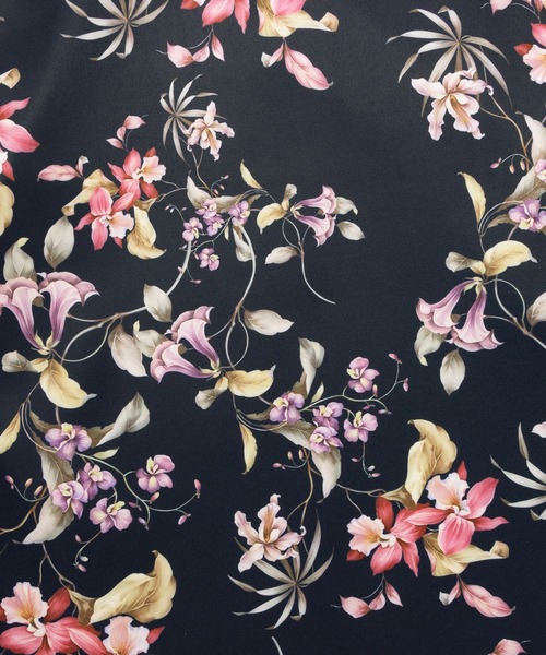 alotta（アロッタ）の「ミモレ丈花柄プリントスカート（スカート・レディース・ホワイト系その他/ネイビー系・M/L/LL/3L）」の11枚目の写真