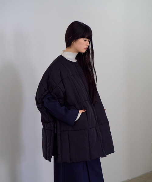 セール】【Abor】ファイバーダウンポンチョ（ダウンベスト）｜Abor