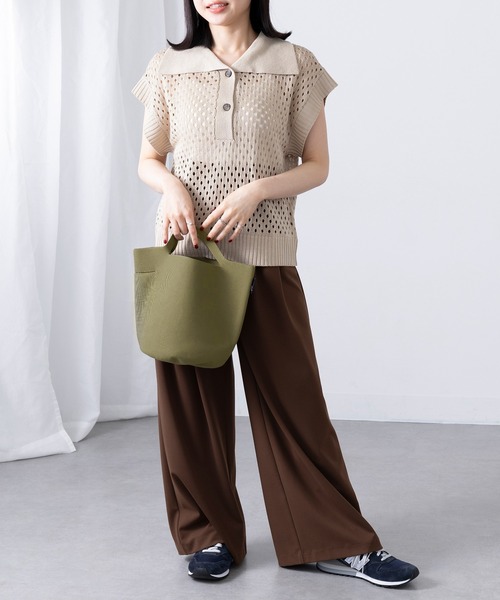 ROOTOTE(ルートート)の「【ROOTOTE】トートバッグ RO.Po-No.デリ(トートバッグ・レディース・ホワイト/カーキ/ブラック/ライトブルー/レッド/パープル/ネイビー/グリーン/ピンク・FREE)」の10枚目の写真