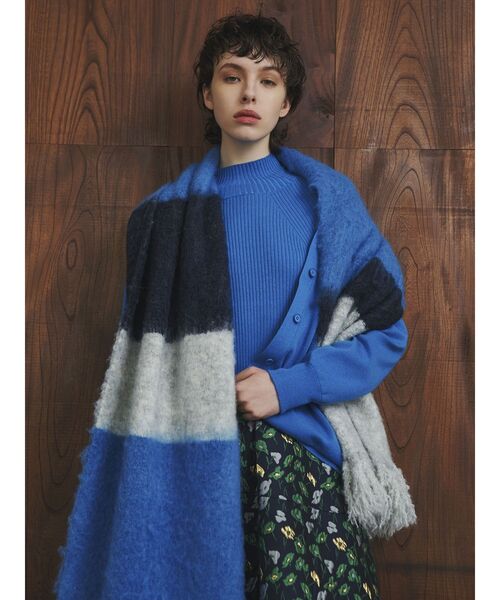 ELENDEEK（エレンディーク）の「ハイネックワイドリブニット（ニット/セーター・レディース・ライム/ブラック/オフホワイト/ブルー・FREE）」の17枚目の写真