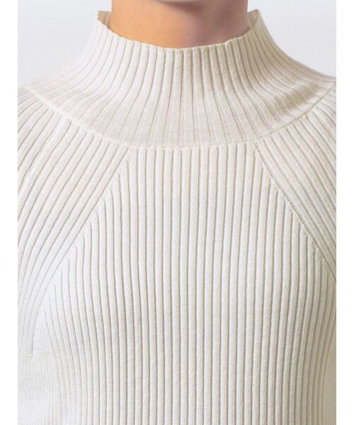 ELENDEEK（エレンディーク）の「ハイネックワイドリブニット（ニット/セーター・レディース・ライム/ブラック/オフホワイト/ブルー・FREE）」の8枚目の写真