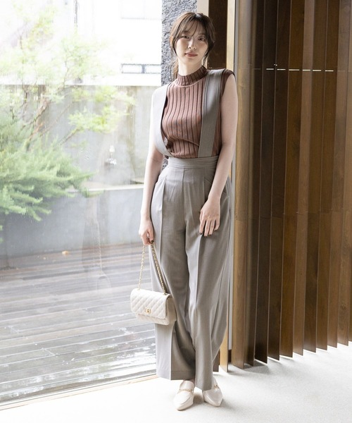 Andemiu(アンデミュウ)の「サスツキパンツ964087(スラックス・レディース・ブラック/グレー/グリーン・SMALL/MEDIUM)」の21枚目の写真