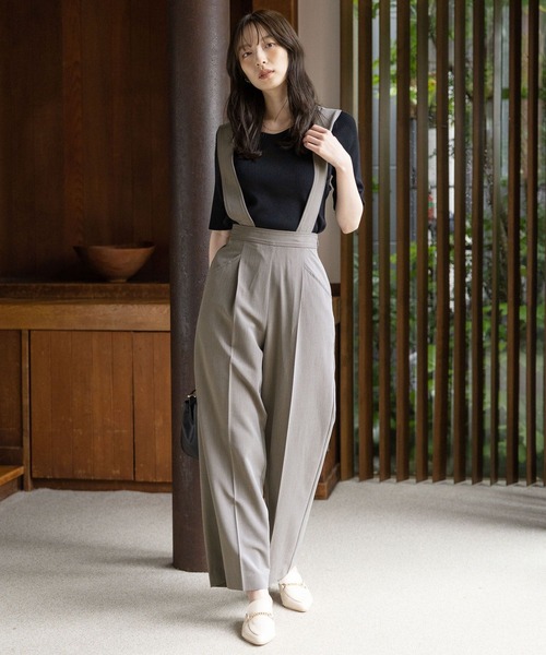 Andemiu(アンデミュウ)の「サスツキパンツ964087(スラックス・レディース・ブラック/グレー/グリーン・SMALL/MEDIUM)」の10枚目の写真