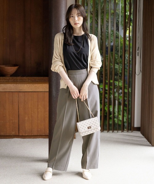 Andemiu(アンデミュウ)の「サスツキパンツ964087(スラックス・レディース・ブラック/グレー/グリーン・SMALL/MEDIUM)」の18枚目の写真