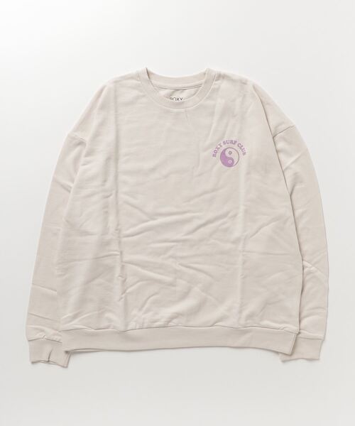 ROXY(ロキシー)の「ROXY/ロキシー トレーナー スウェット ワイドシルエット ミニ裏起毛 RLT234028(スウェット・レディース・ブラック×ピンク/ピンク系その他/ホワイト×ブルー・M/L)」の9枚目の写真