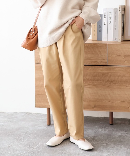 Social GIRL（ソーシャルガール）の「【Social GIRL】シェフパンツ テーパードパンツ イージーパンツ（その他パンツ・レディース・ピンク/グリーン/ベージュ/ブルー/オフホワイト/ブラック/ライトブルー/カーキ・S/LL/L/M）」の4枚目の写真