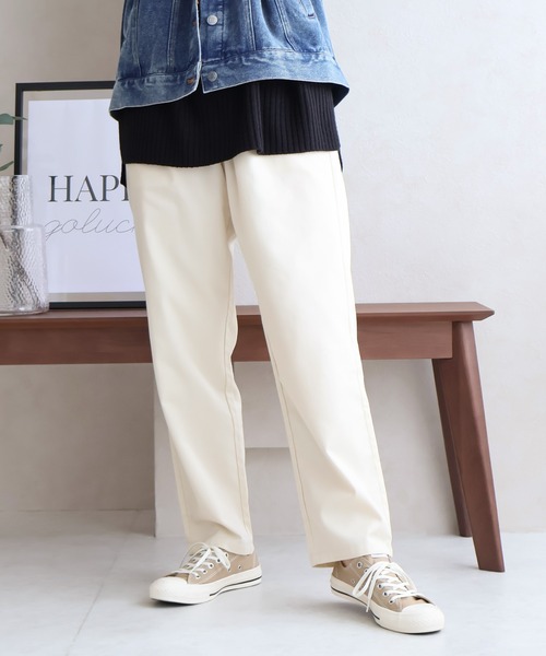 Social GIRL（ソーシャルガール）の「【Social GIRL】シェフパンツ テーパードパンツ イージーパンツ（その他パンツ・レディース・ピンク/グリーン/ベージュ/ブルー/オフホワイト/ブラック/ライトブルー/カーキ・S/LL/L/M）」の2枚目の写真