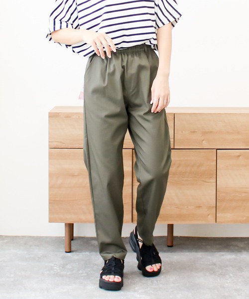 Social GIRL（ソーシャルガール）の「【Social GIRL】シェフパンツ テーパードパンツ イージーパンツ（その他パンツ・レディース・ピンク/グリーン/ベージュ/ブルー/オフホワイト/ブラック/ライトブルー/カーキ・S/LL/L/M）」の5枚目の写真