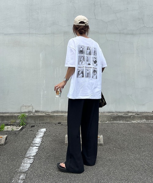 バックプリントグラフィックTシャツ(chiica select) / プリントT