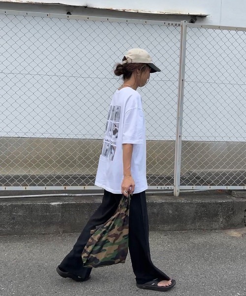バックプリントグラフィックTシャツ(chiica select) / プリントT