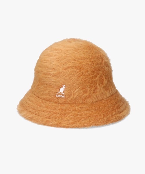 KANGOL（カンゴール）の「KANGOL FURGORA CASUAL（ハット・レディース・レッド/パープル/ブラック/ライトブルー/チェリーレッド/ライトグリーン/オレンジ/アイボリー/ブルー/ネイビー/ブルーグリーン/ダークパープル/グリーン/ピンク/グレー/ライトイエロー/ダークオレンジ/グリーン系1/ブラウン系/ブラック×ゴールド/ブラウン/グリーン系/オレンジ系・LARGE/MEDIUM/SMALL/X-LARGE）」の6枚目の写真