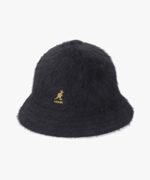 KANGOL（カンゴール）の「KANGOL FURGORA CASUAL（ハット・レディース・レッド/パープル/ブラック/ライトブルー/チェリーレッド/ライトグリーン/オレンジ/アイボリー/ブルー/ネイビー/ブルーグリーン/ダークパープル/グリーン/ピンク/グレー/ライトイエロー/ダークオレンジ/グリーン系1/ブラウン系/ブラック×ゴールド/ブラウン/グリーン系/オレンジ系・LARGE/MEDIUM/SMALL/X-LARGE）」の3枚目の写真