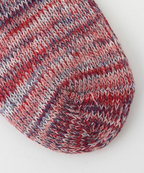 BEAMS(ビームス)の「BEAMS / ミックス柄 3/4 ソックス(ソックス/靴下・メンズ・グレー/ブラック/レッド/イエロー/サックスブルー/ネイビー・ONE SIZE)」の17枚目の写真