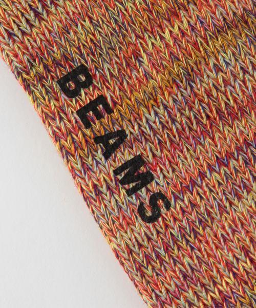 BEAMS(ビームス)の「BEAMS / ミックス柄 3/4 ソックス(ソックス/靴下・メンズ・グレー/ブラック/レッド/イエロー/サックスブルー/ネイビー・ONE SIZE)」の21枚目の写真