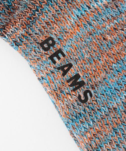 BEAMS(ビームス)の「BEAMS / ミックス柄 3/4 ソックス(ソックス/靴下・メンズ・グレー/ブラック/レッド/イエロー/サックスブルー/ネイビー・ONE SIZE)」の12枚目の写真