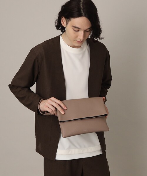THE SHOP TK （ザ ショップ ティーケー ）の「◆2WAY ショルダー付きクラッチバッグ/結婚式、セレモニー、パーティー、フォーマル、ドレス（クラッチバッグ・メンズ・ブラウン系/ブラック/ブラック系4・00）」の5枚目の写真