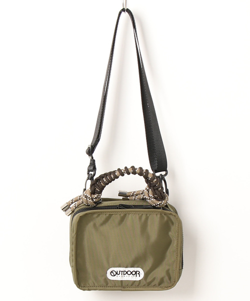 OUTDOOR PRODUCTS(アウトドアプロダクツ)の「BOX Shoulder(トートバッグ・レディース・オレンジ/ブラック/カーキ・FREE)」の2枚目の写真