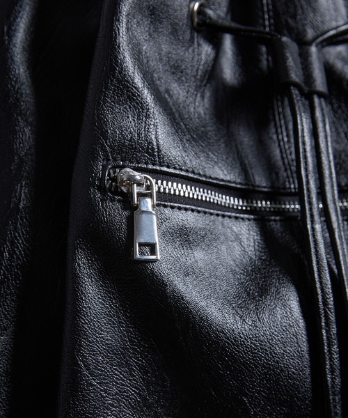 Loose/ルース（ルース）の「ドローコードビッグ巾着ショルダーバッグ（ショルダーバッグ・メンズ・グリーン/シルバーグレー/ブラック・FREE）」の20枚目の写真